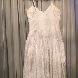 Lilly Pulitzer eyelet dress just below knee length
